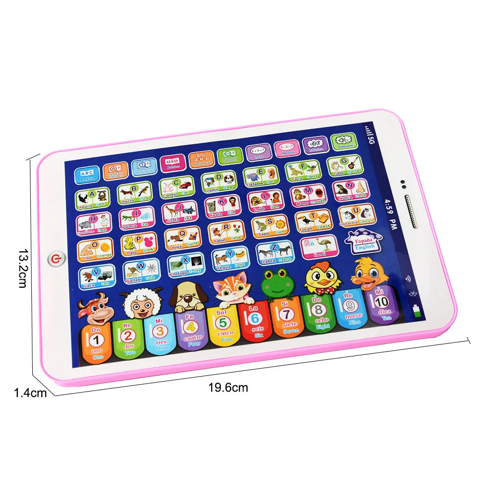 Spanish Learning Tablet for Kids – Interactive Educational Toy