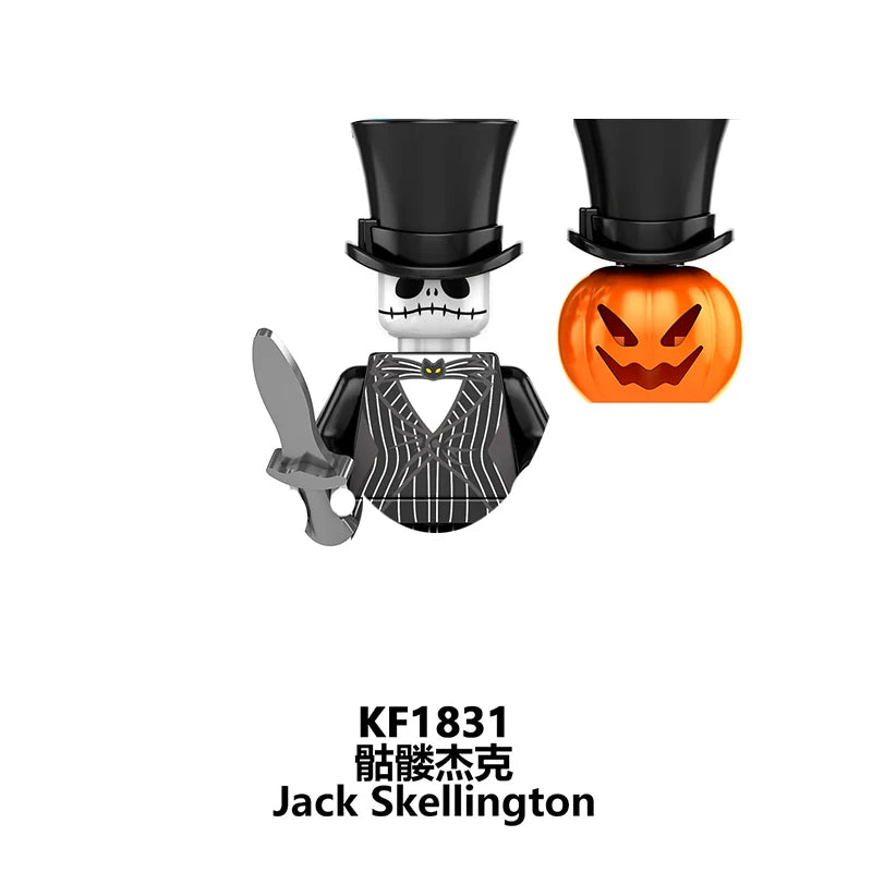 Halloween Building Blocks Horror Mini Figure Brick Set