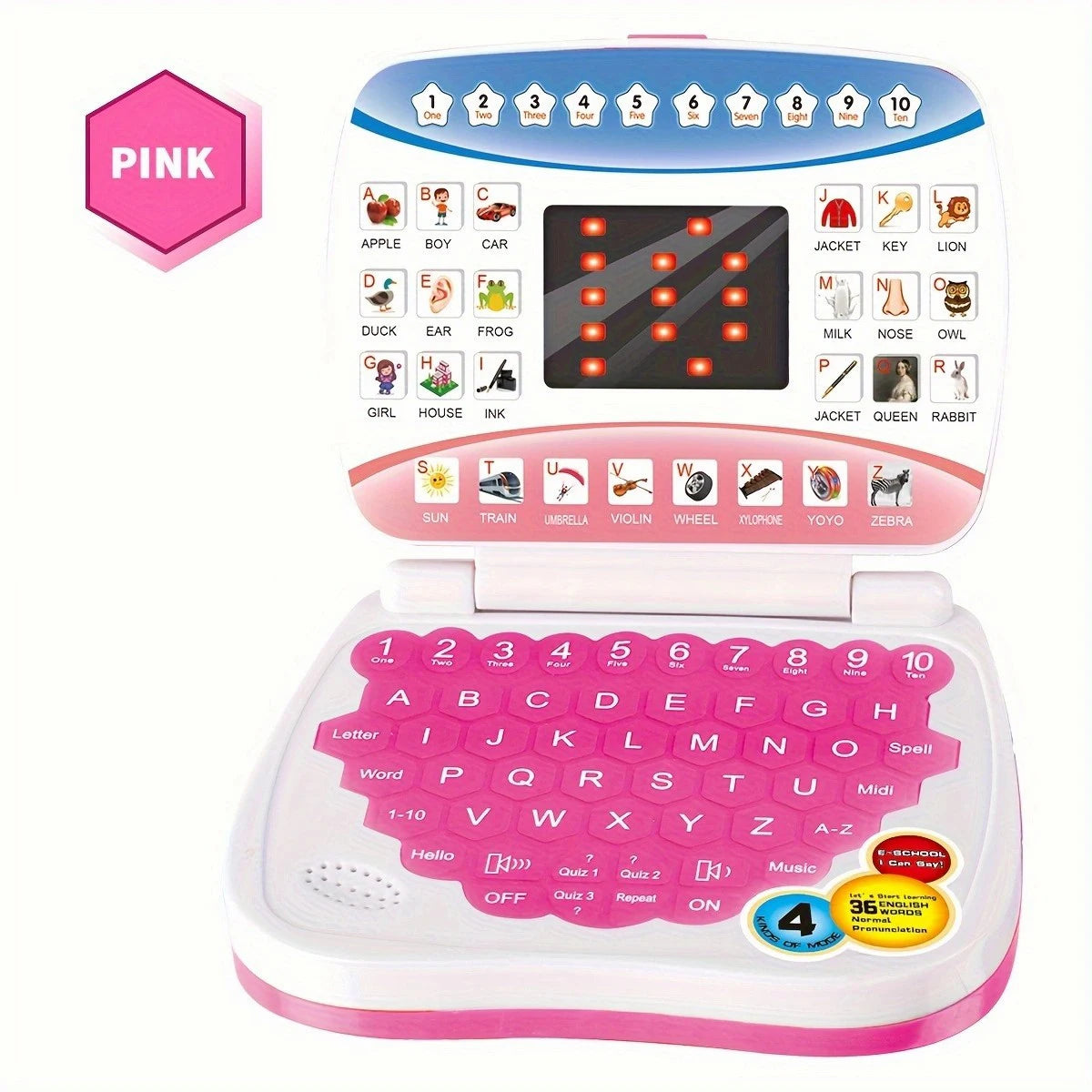 Kids Learning Tablet – Alphabet, Numbers & Music Educational Toy