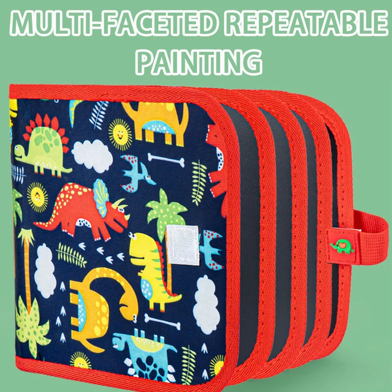 Reusable Drawing Book for Kids – Erasable Doodle Pad with Drawing Pens