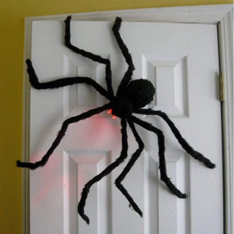 Giant Plush Spider – Large Halloween Decoration