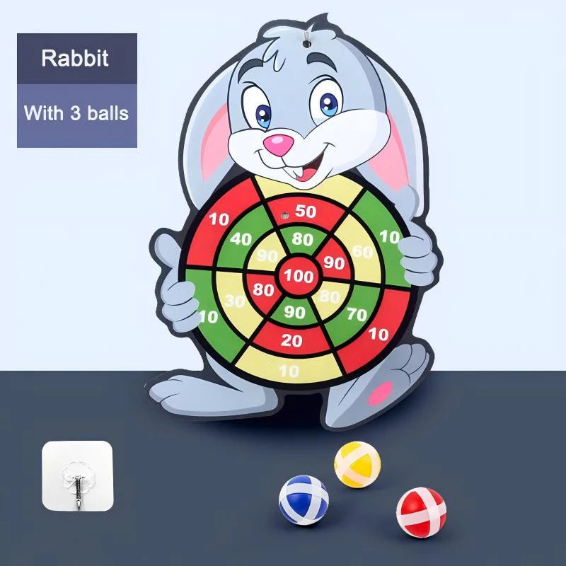 Sticky Ball Dart Board – Indoor Target Throwing Game for Kids