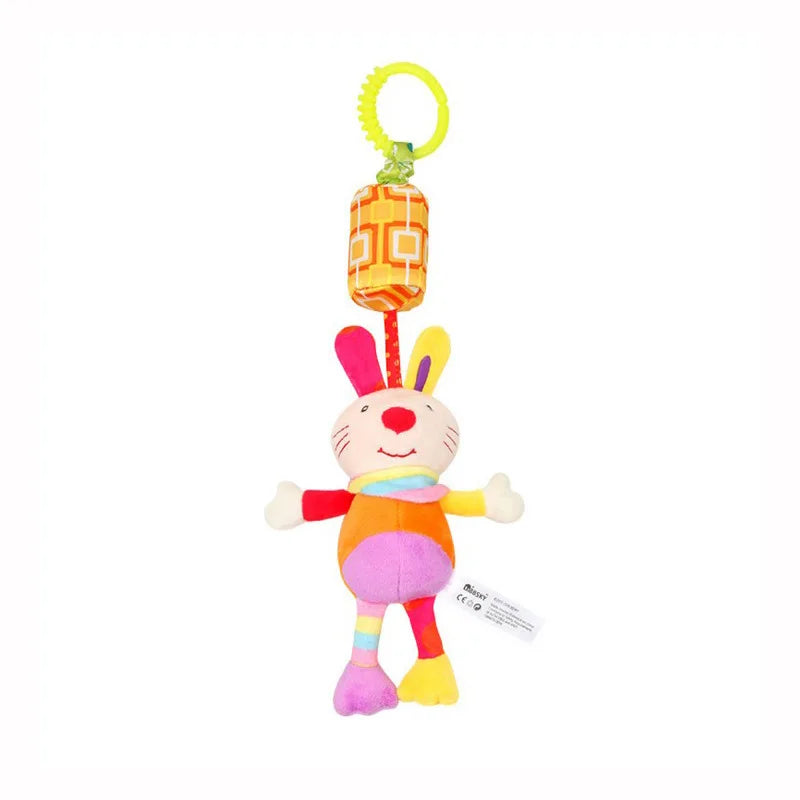 Baby Stroller Toy – Plush Animal Hanging Rattle