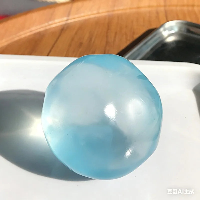 Mochi Fidget Toy – Transparent Soft Squeeze Stress Relief Toy