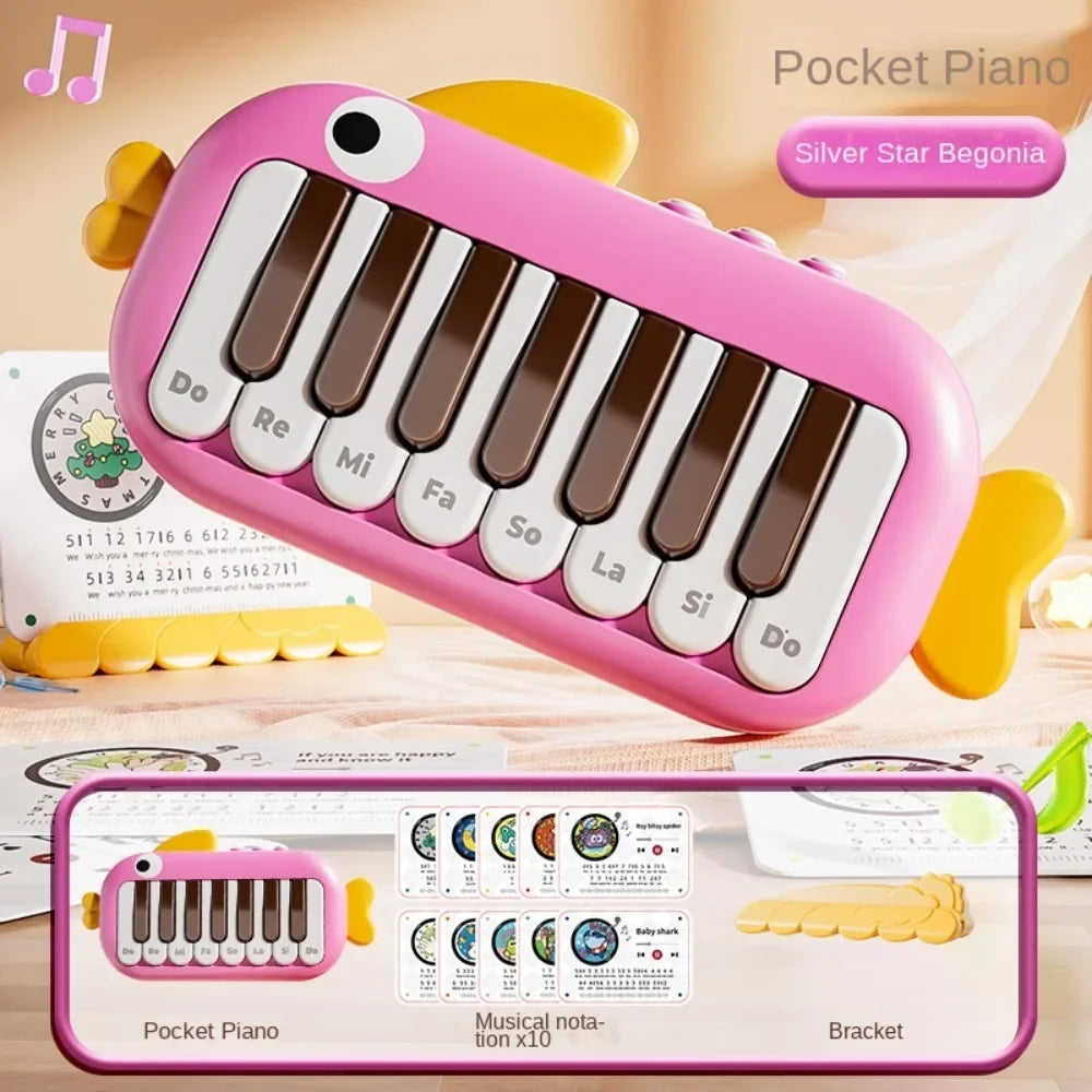 Baby Piano Toy Montessori Musical Keyboard Learning Activity
