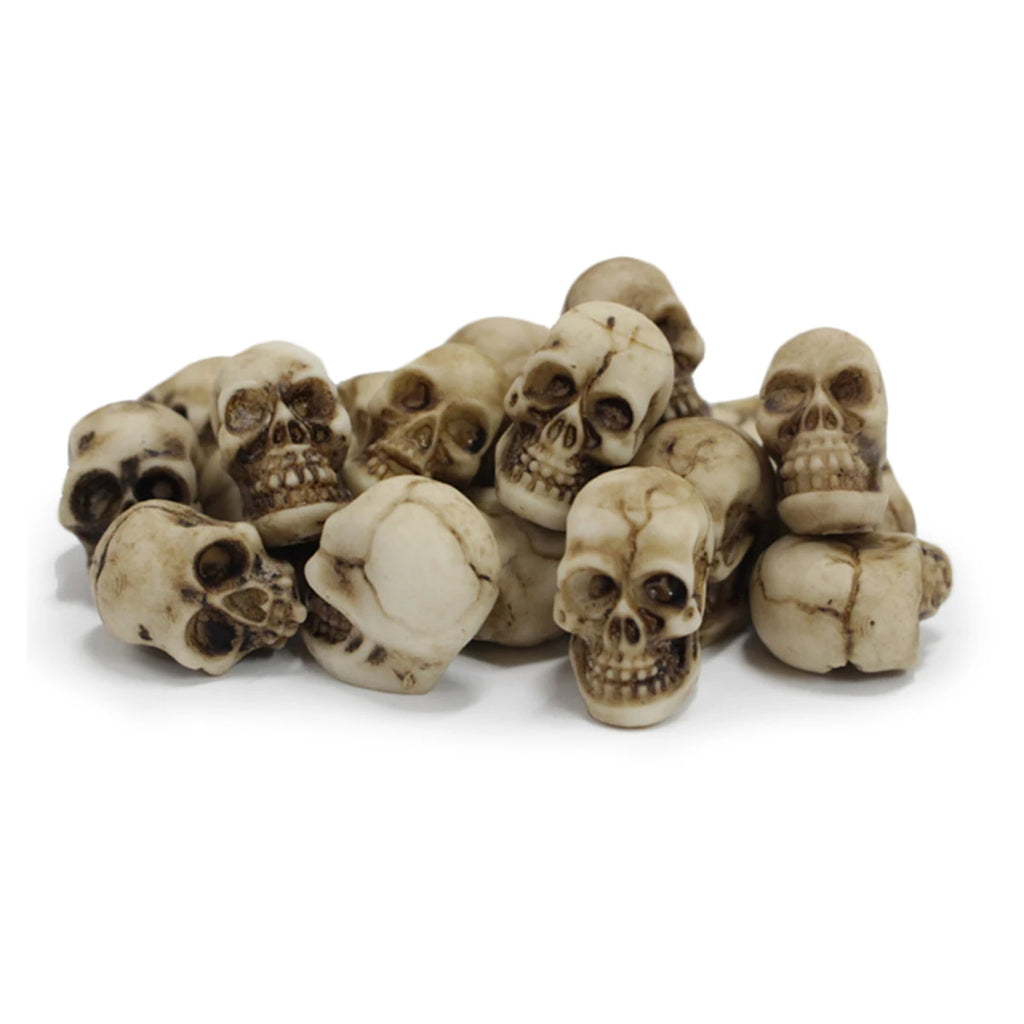 20 PCS Unique Halloween Skull Decoration Flower Pots - Mini Skull Decorations, Home Decoration Statues, Outdoor Statues, Cute Ga