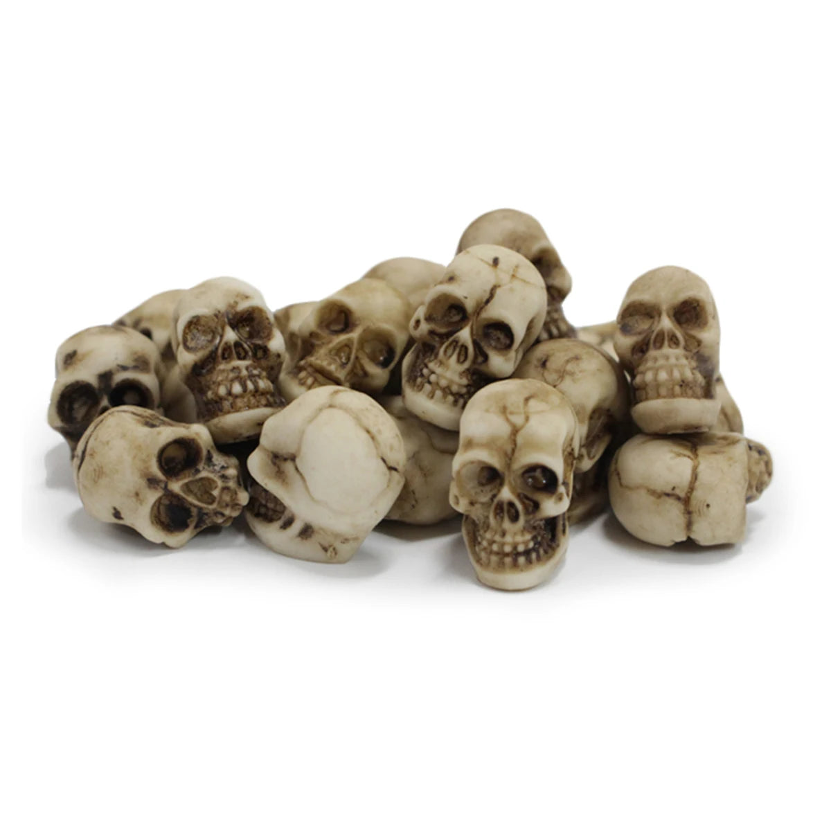 20 PCS Unique Halloween Skull Decoration Flower Pots - Mini Skull Decorations, Home Decoration Statues, Outdoor Statues, Cute Ga
