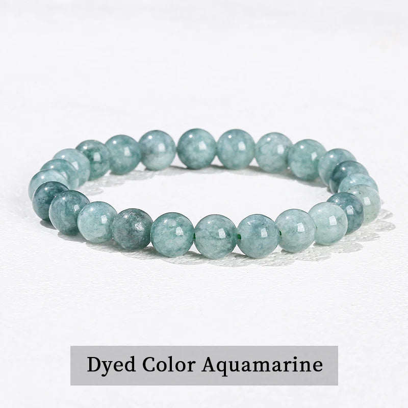 Natural Stone Bead Bracelet – Crystal & Agate Jewelry