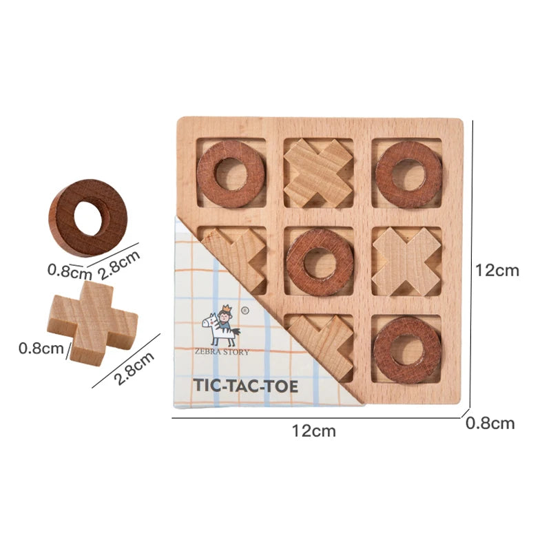 Wooden Tic Tac Toe Game