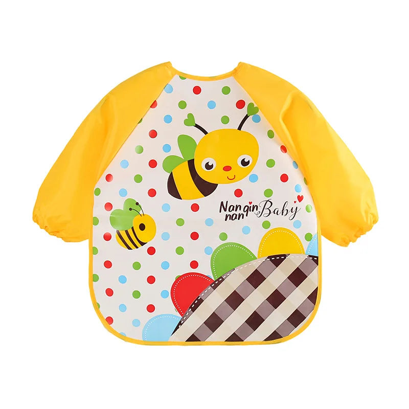 Waterproof Baby Bib Long Sleeve