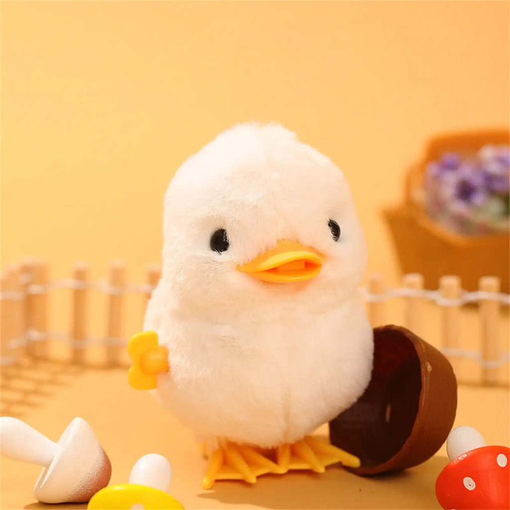 Wind Up Jumping Duck Toy – Interactive Animal Toy