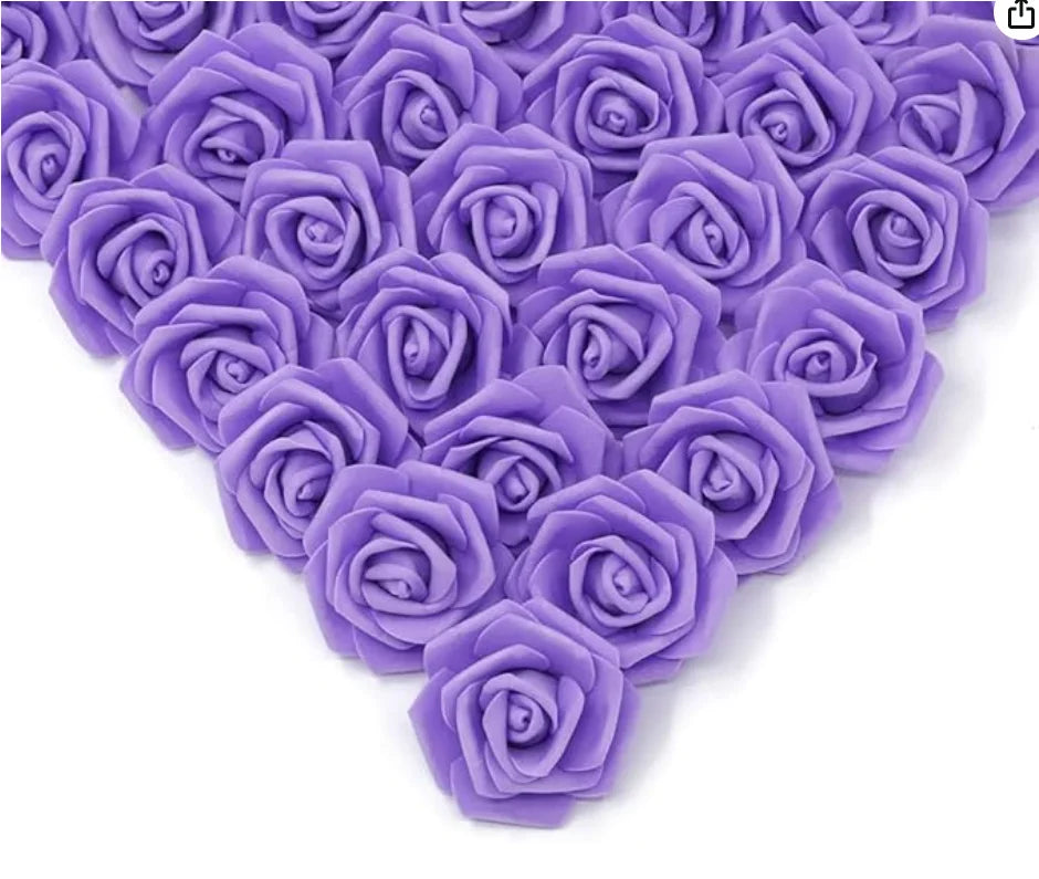Artificial Rose Flowers – Foam Fake Roses for Home & Wedding Decor