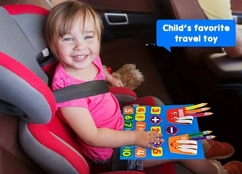 Felt Learning Board, Math Addition & Subtraction Toy