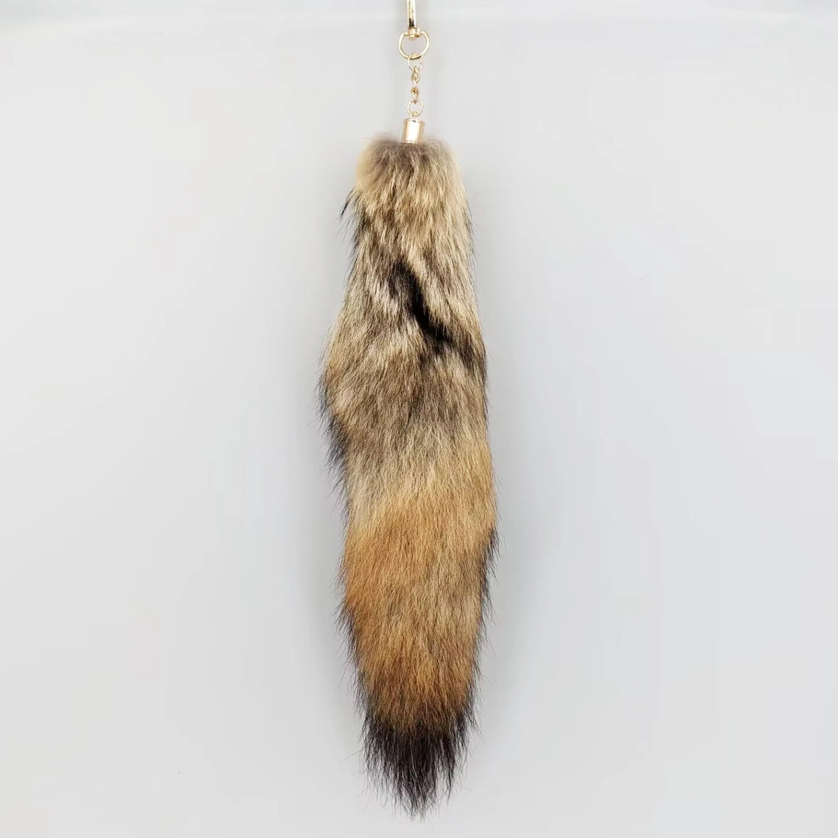 Fox Tail Keychain for Women Furry Y2K Car Accessory