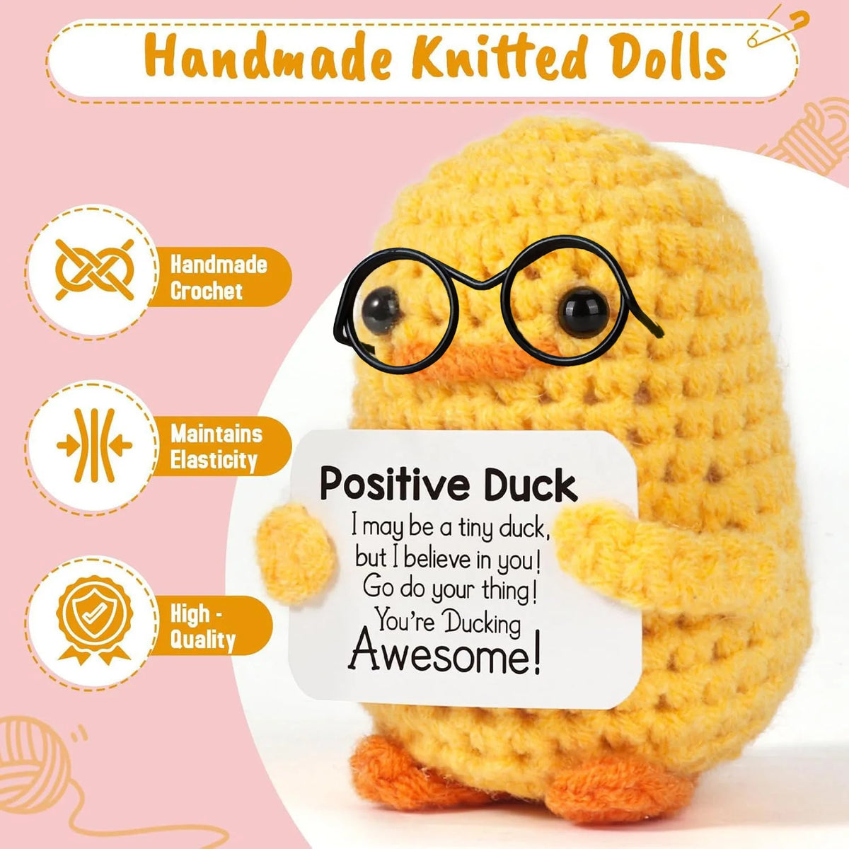 Crochet Pocket Hug – Handmade Knitted Plush Doll
