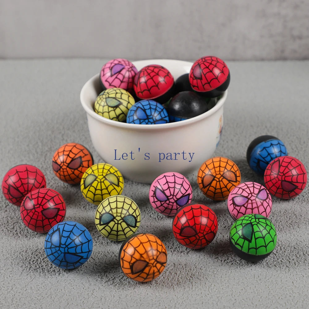Bouncy Balls for Kids – Spider Party Favors for Outdoor Fun