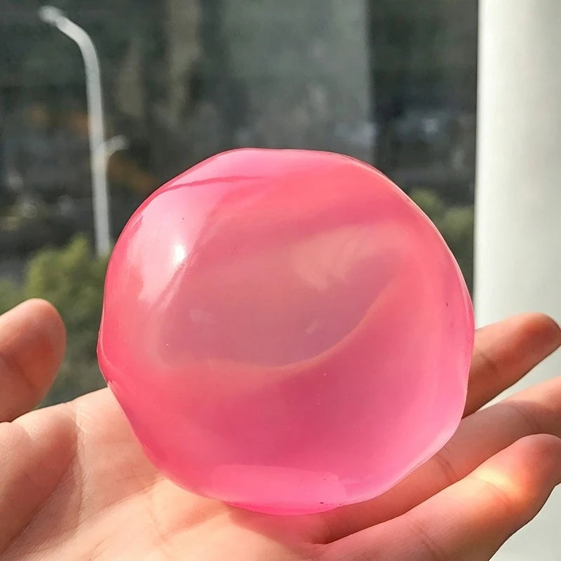 Mochi Fidget Toy – Transparent Soft Squeeze Stress Relief Toy
