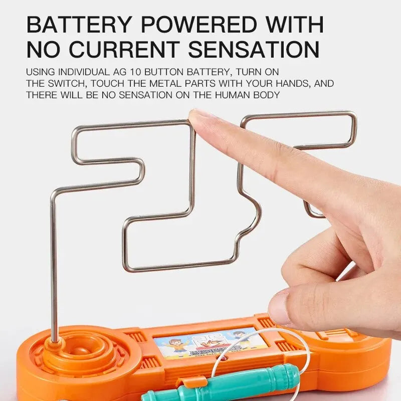 Electric Maze Game for Kids – Interactive Wire Loop Puzzle Toy