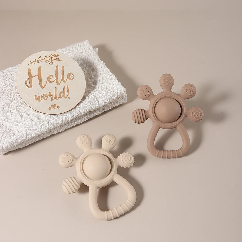 Silicone Baby Teether Bunny