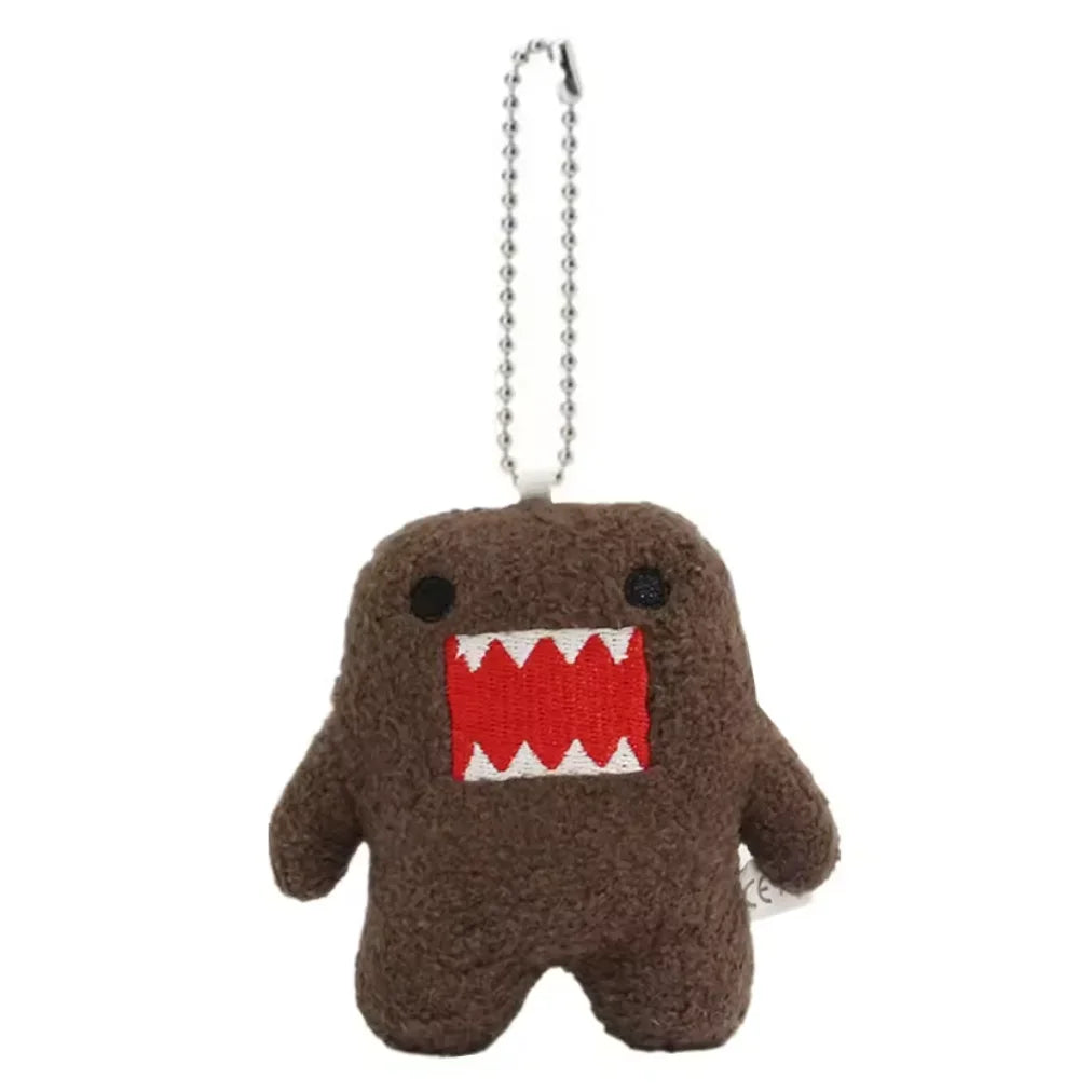 Plush Keychain – Kawaii Cartoon Bag Charm with Ball Chain
