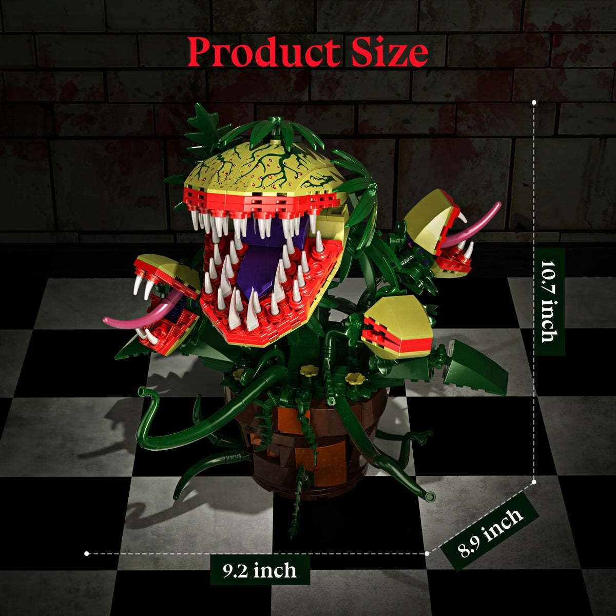 Horror Plant Building Blocks 629pcs Halloween Building Set