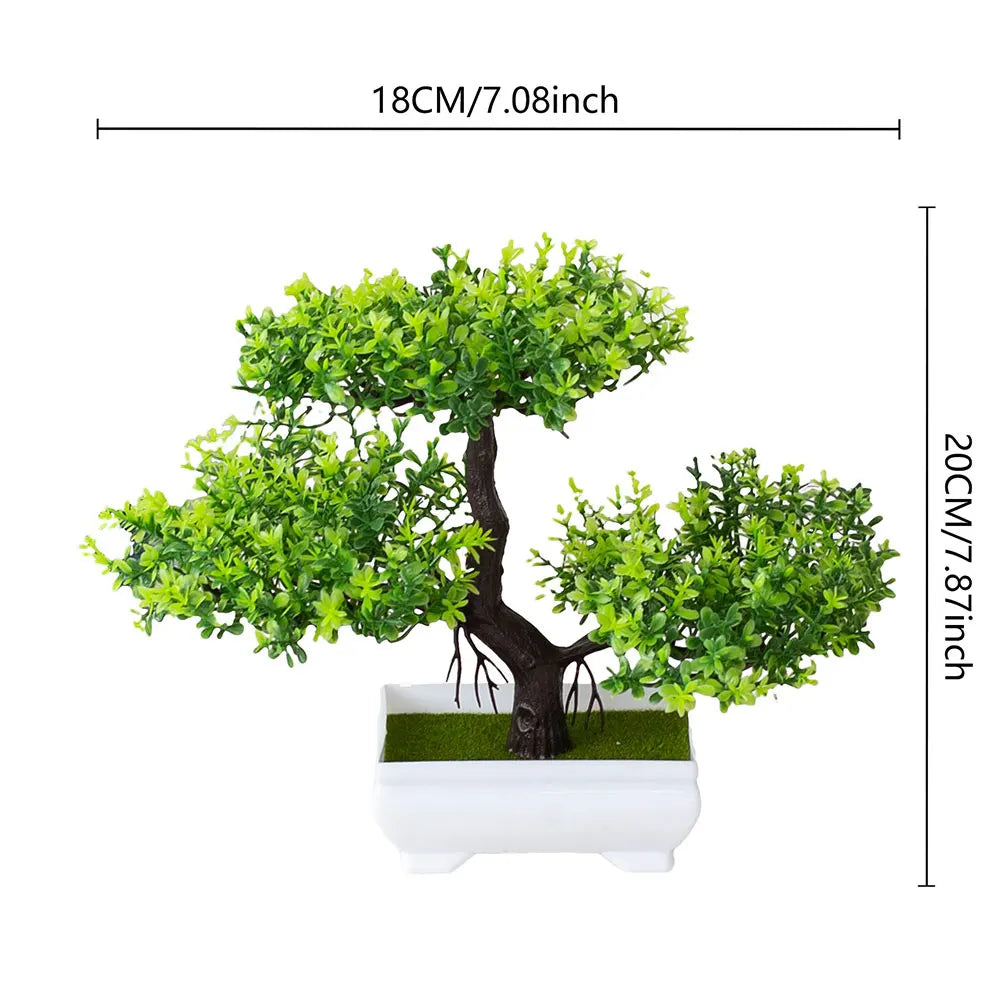 Artificial Bonsai Tree – Faux Indoor Plant Home Decoration