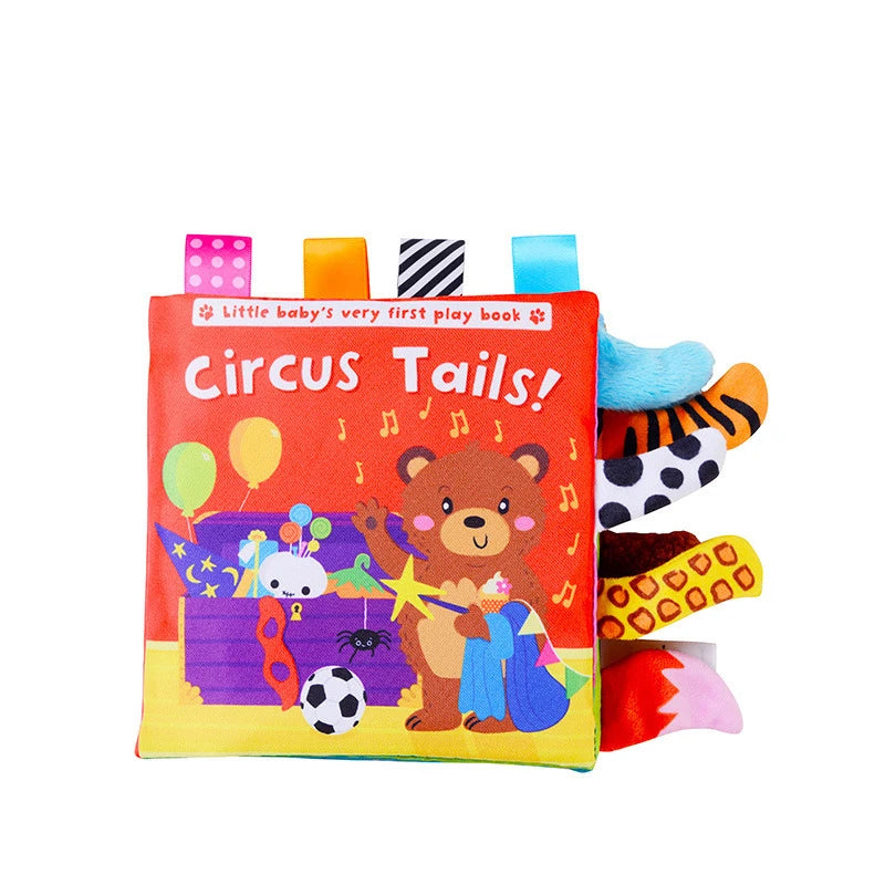 Baby Sensory Cloth Book Montessori Animal Activity Toy