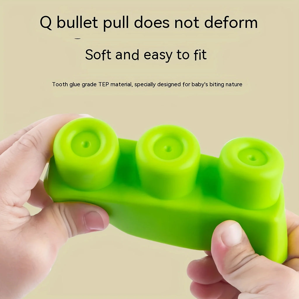 Soft Rubber Building Blocks – DIY Educational Construction Toy