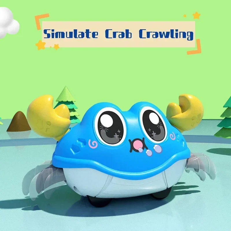 Crawling Crab Baby Toy – Interactive Tummy Time Sensory Toy