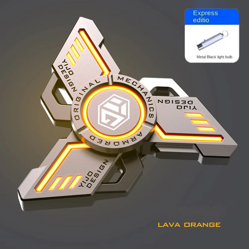 Metal Fidget Spinner – Glow EDC Spinning Stress Relief Toy