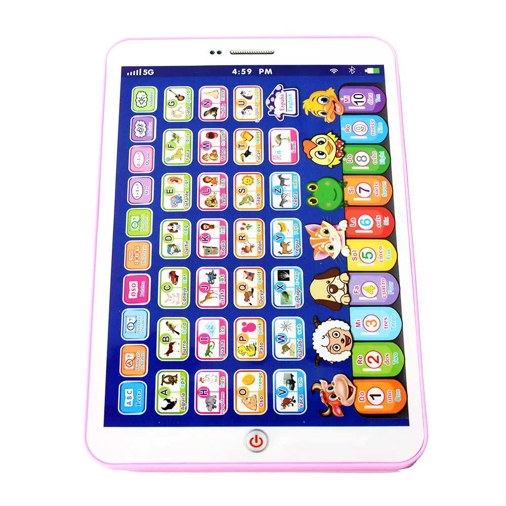 Spanish Learning Tablet for Kids – Interactive Educational Toy