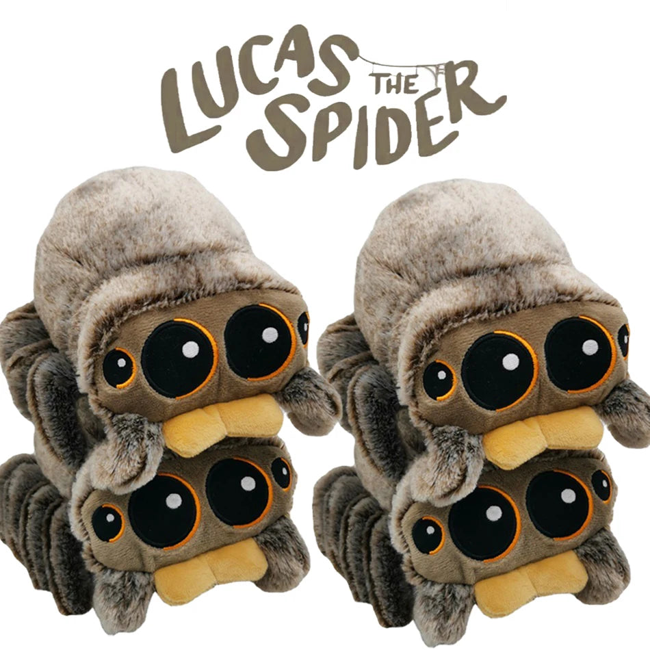 Spider Plush Toy – Soft Black Animal Pillow