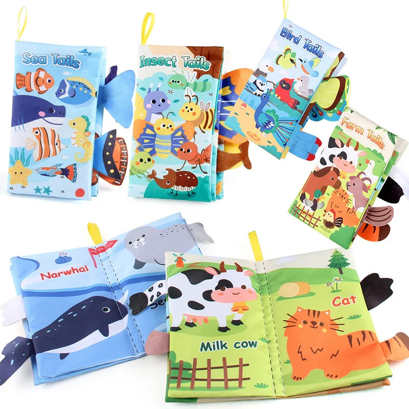 Baby Cloth Book – Soft Animal Sensory & Early Learning Toy