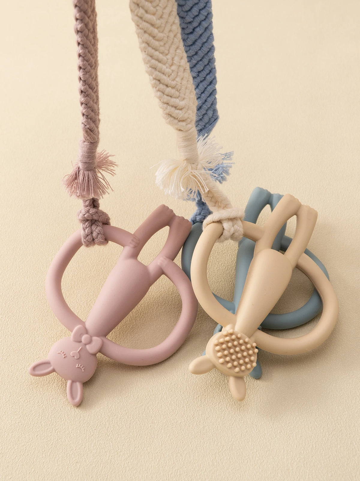 Baby Teether Silicone Rabbit Teething Toy for Infants