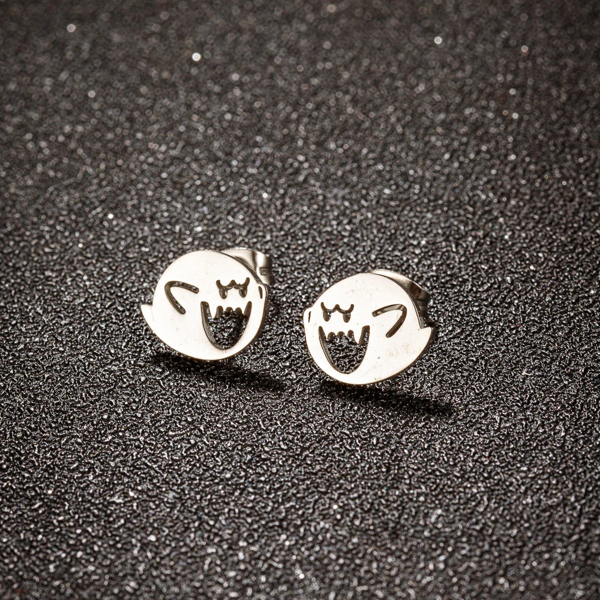 Ghost Stud Earrings – Stainless Steel Halloween Earrings