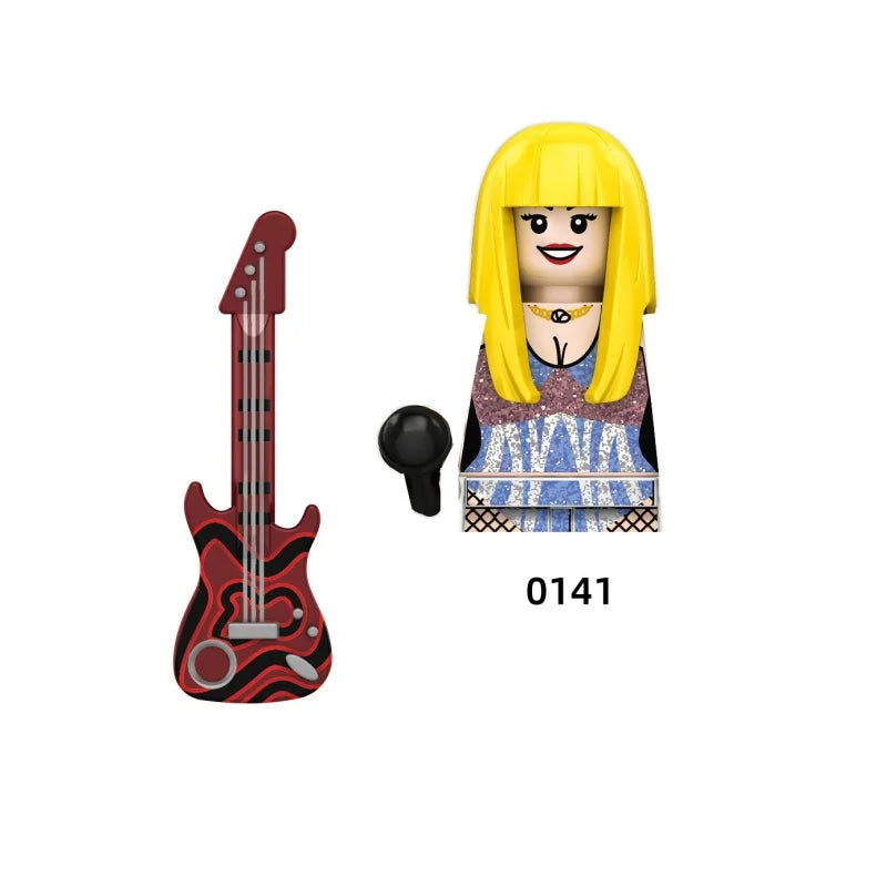 Female Singer Building Blocks – Mini Music Figure DIY Set