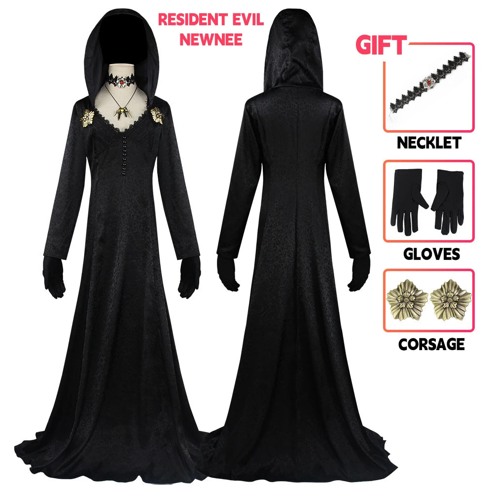 Vampire Lady Costume – Women’s Halloween Gothic Dress