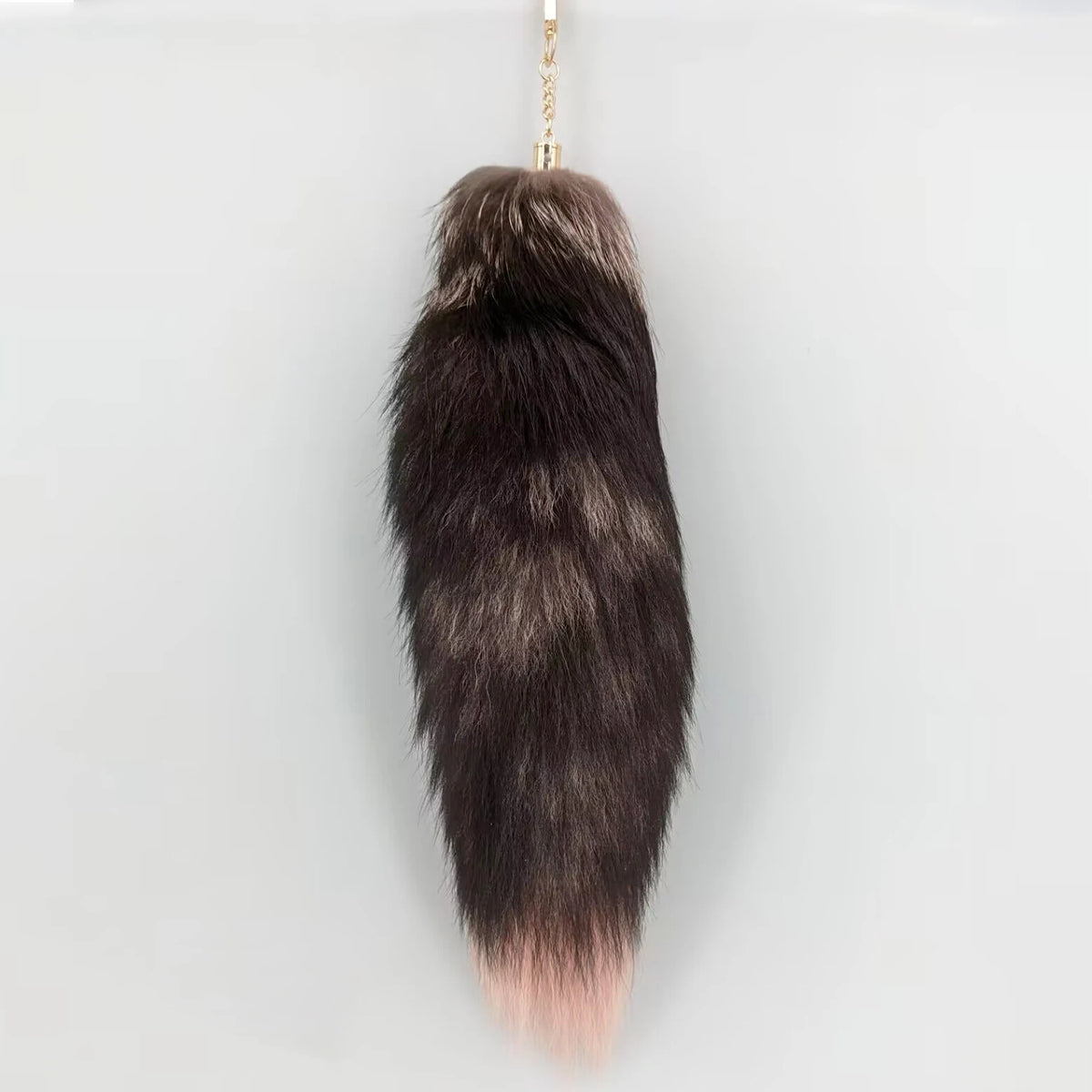 Fox Tail Keychain for Women Furry Y2K Car Accessory