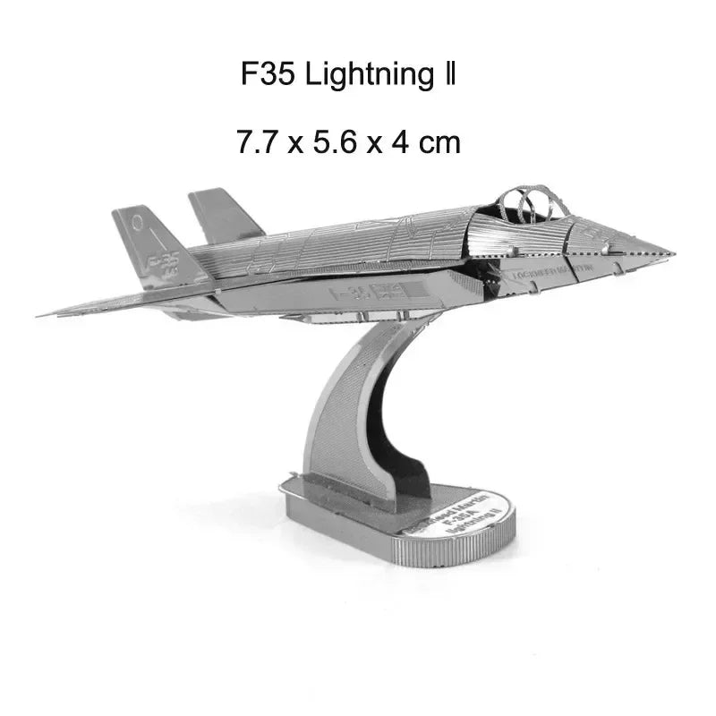 3D Metal Puzzle – DIY Aircraft & Helicopter Model Kit