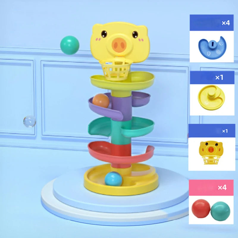 Montessori Baby Toys Rolling Ball Development Activity Toy