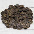 Pirate Treasure Coins, Plastic Fake Gold Coins for Party Favors