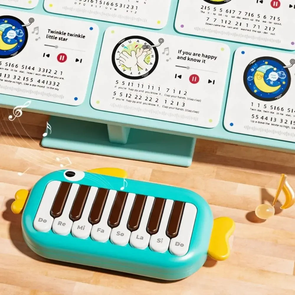 Baby Piano Toy Montessori Musical Keyboard Learning Activity