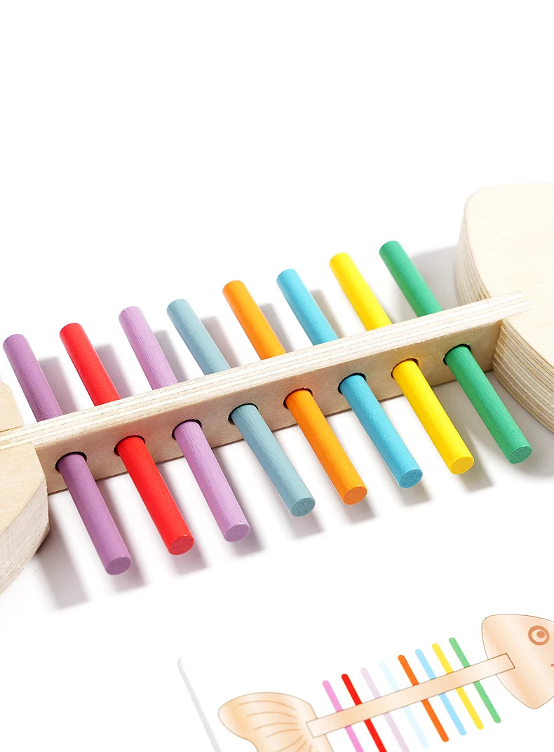 Color Matching Balance Toy – Montessori Wooden Learning Game for Kids