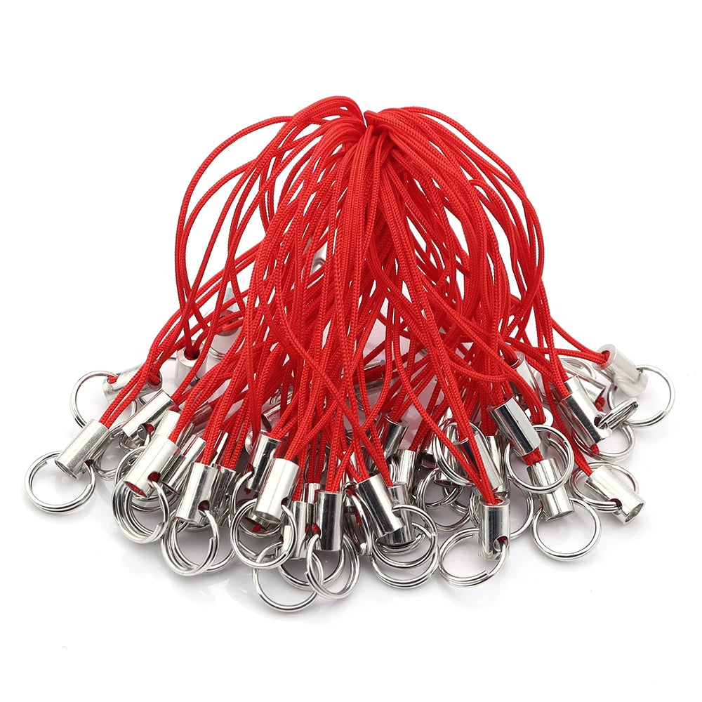 Wrist Lanyard, 50pcs Short Phone Strap for Keys, USB & ID Badges