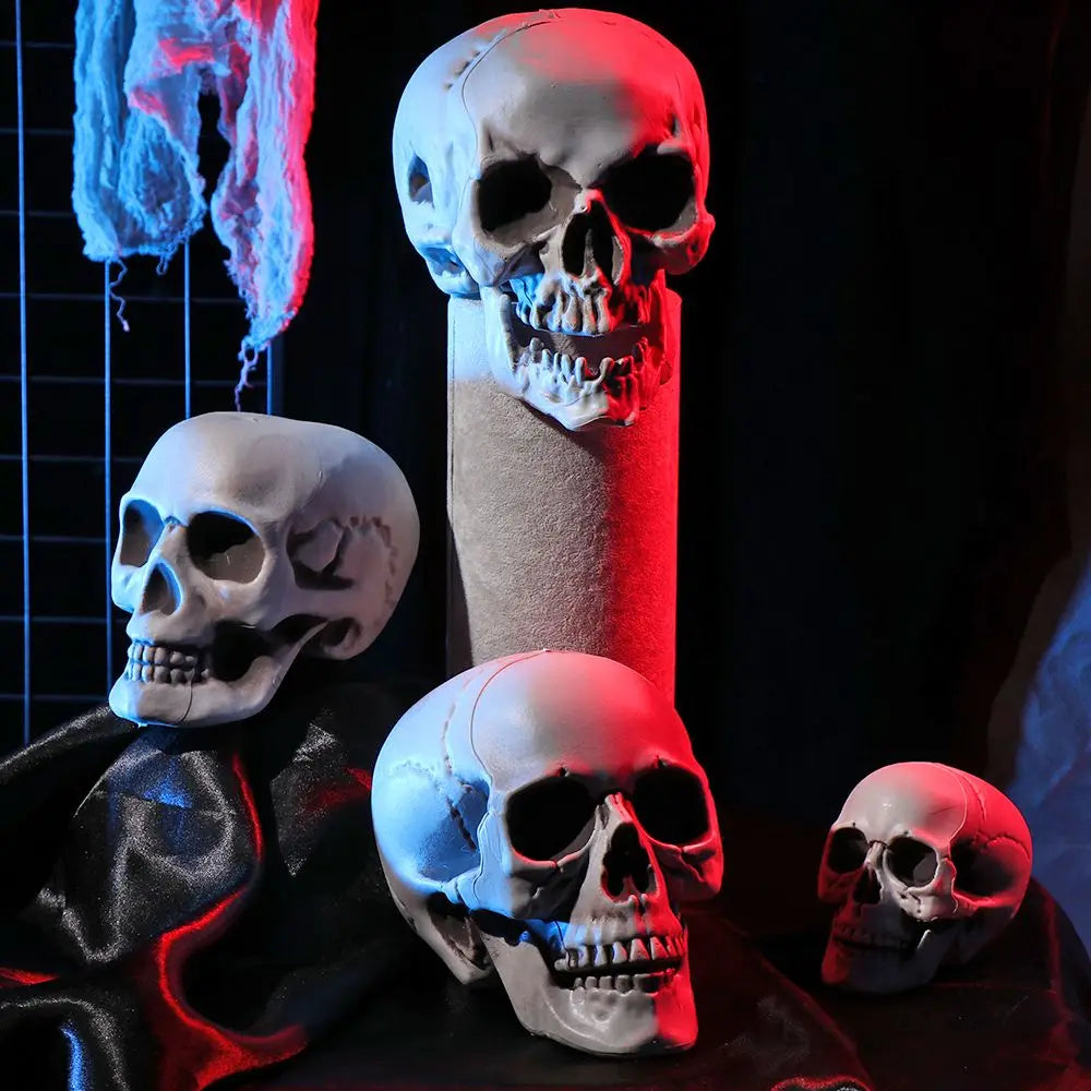 Halloween Skull Prop Skeleton Head Decoration for Party Decor