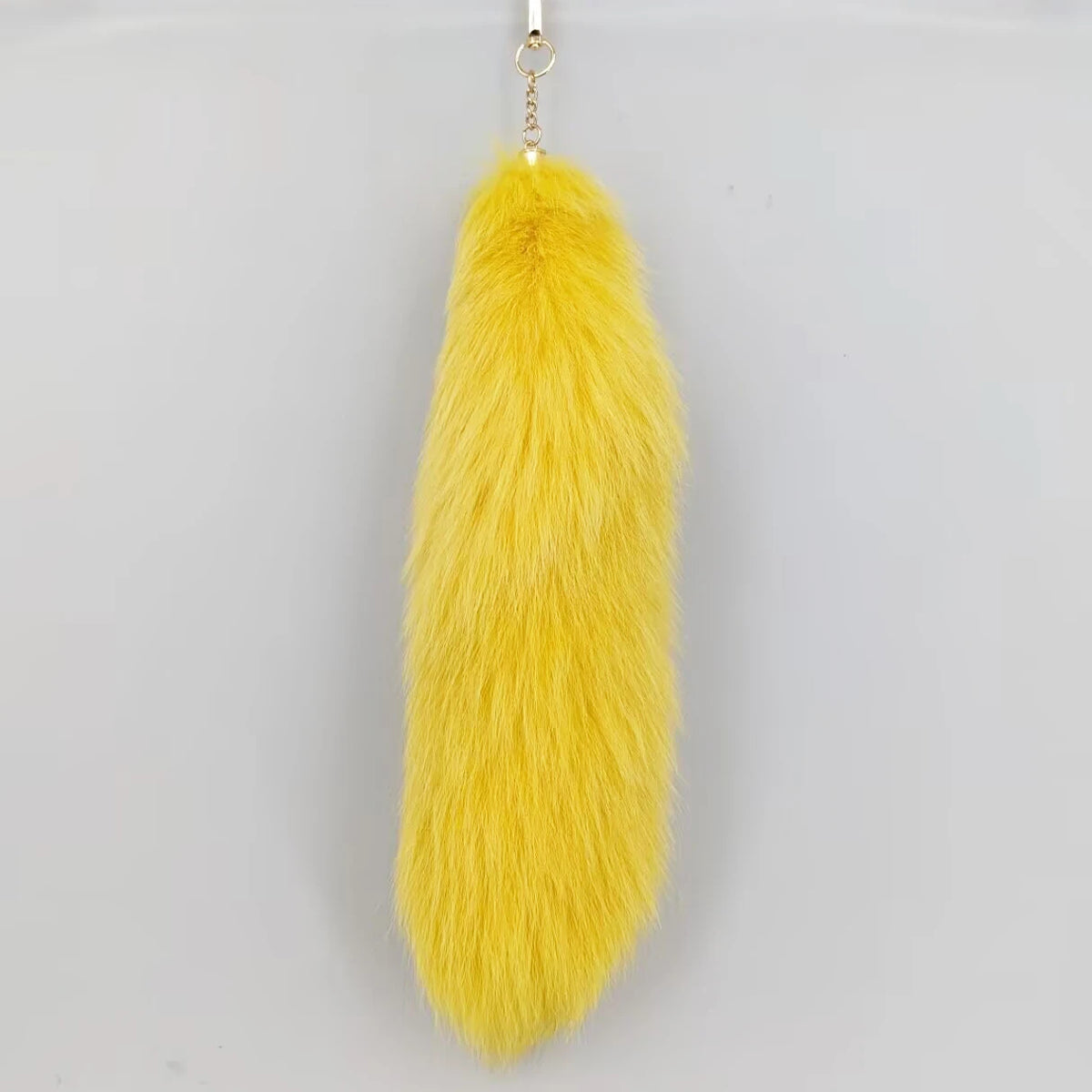 Fox Tail Keychain for Women Furry Y2K Car Accessory