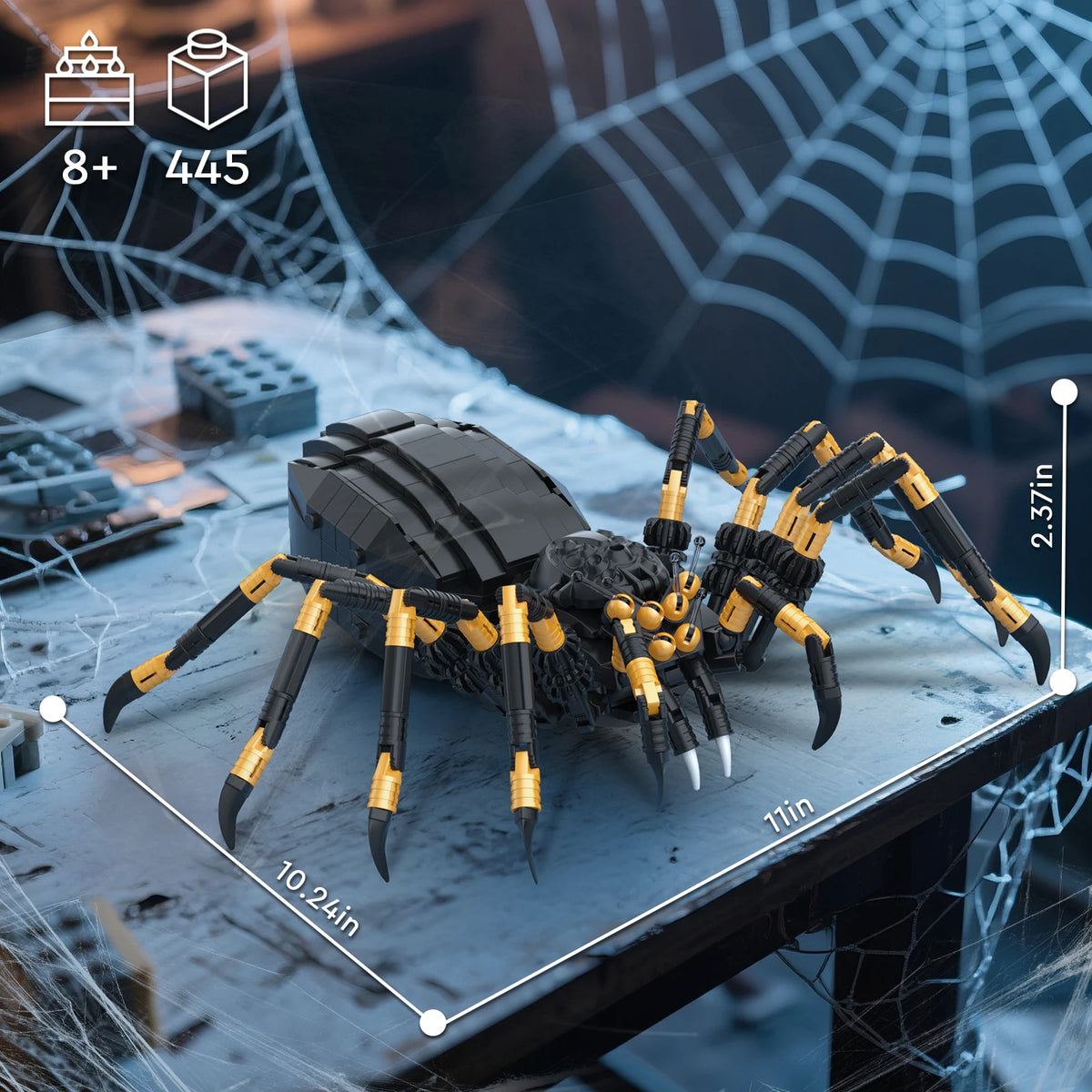 Spider Building Blocks Set – Micro Model Assembly Kit