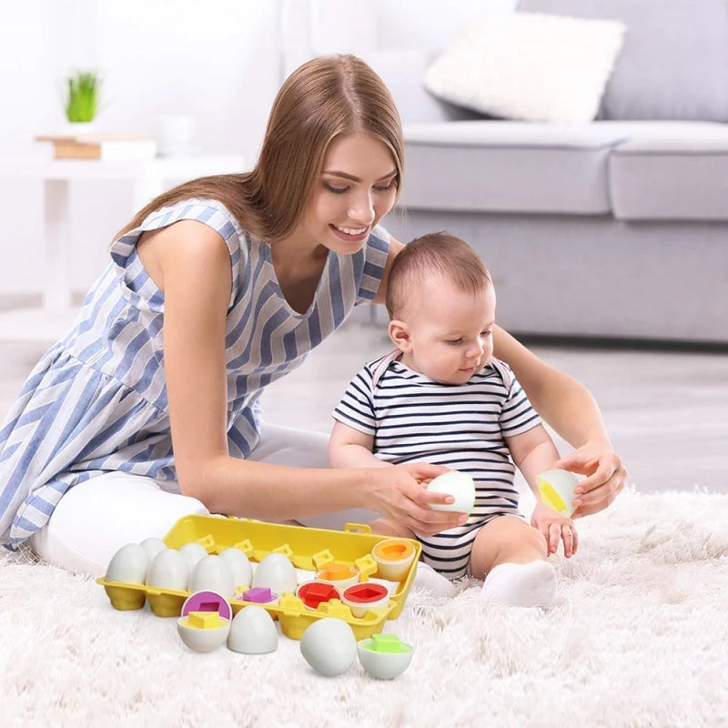 Montessori Games Baby Toy Smart Egg Shape Match Puzzle For Kids  Baby Development Toy Educational Toy For Children 1 2 3 4 Year