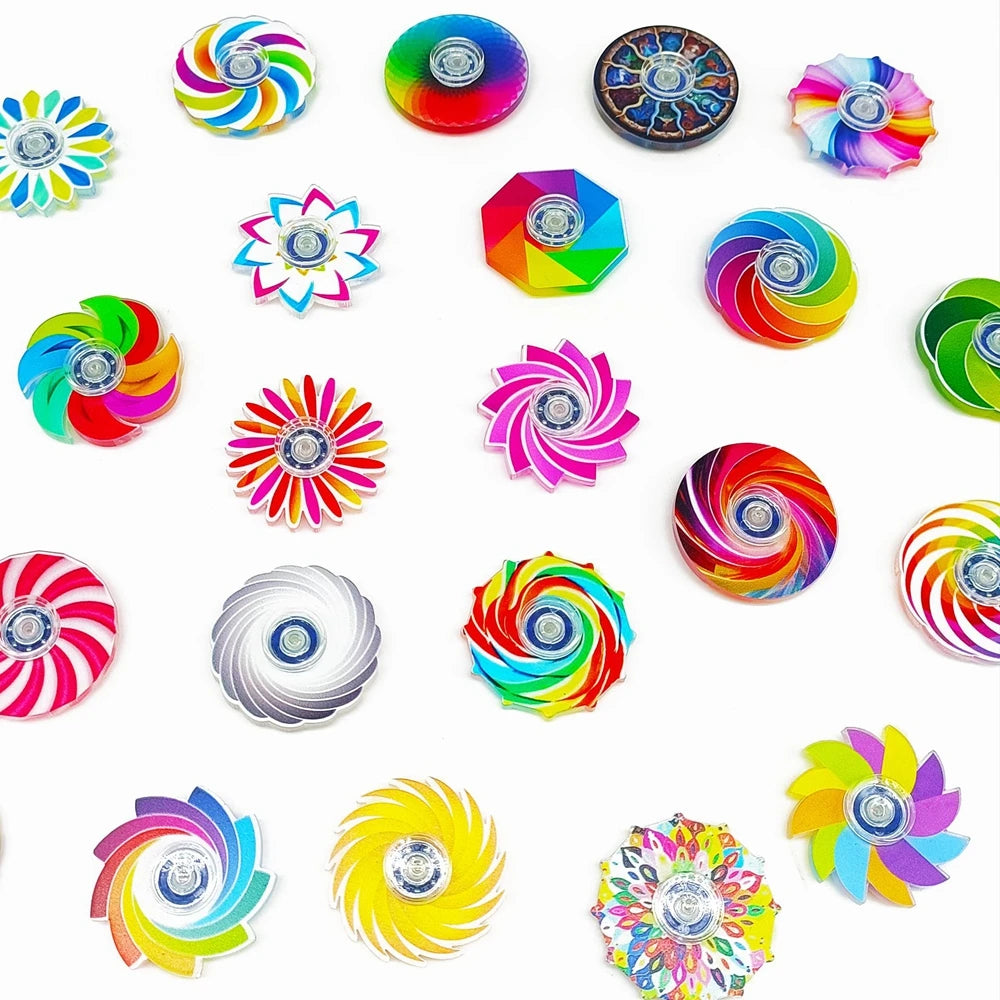 24PCS Mini Fidget Spinners – Sensory Stress Relief Toys