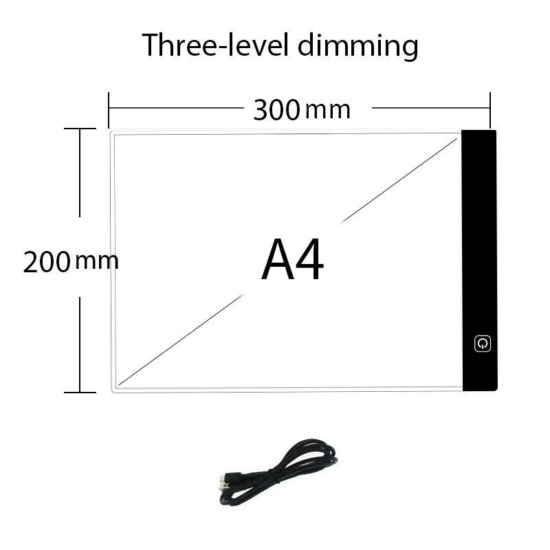 LED Drawing Board, Light Up Tracing Pad for Kids